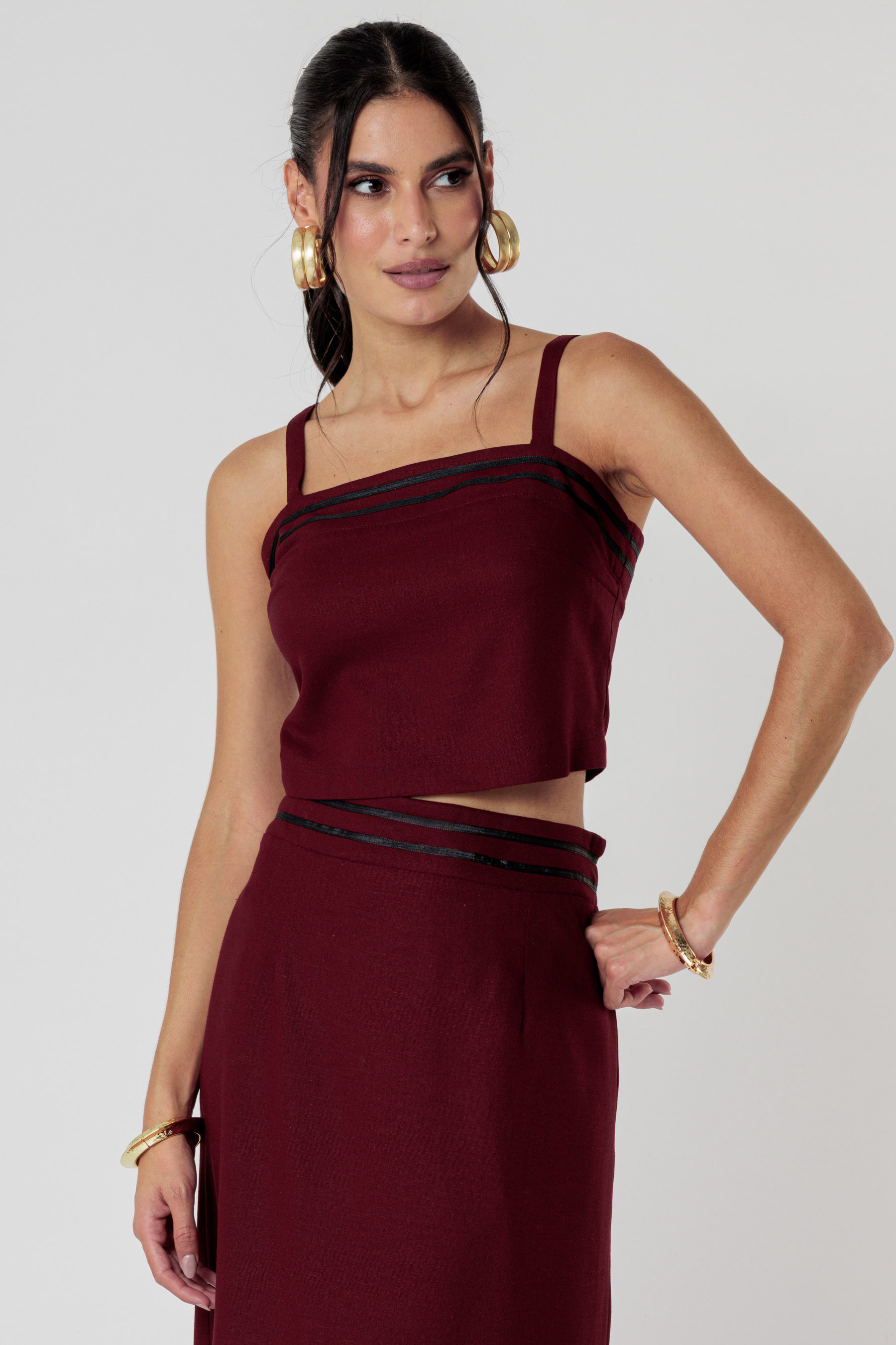 Blusa Diana Vinho