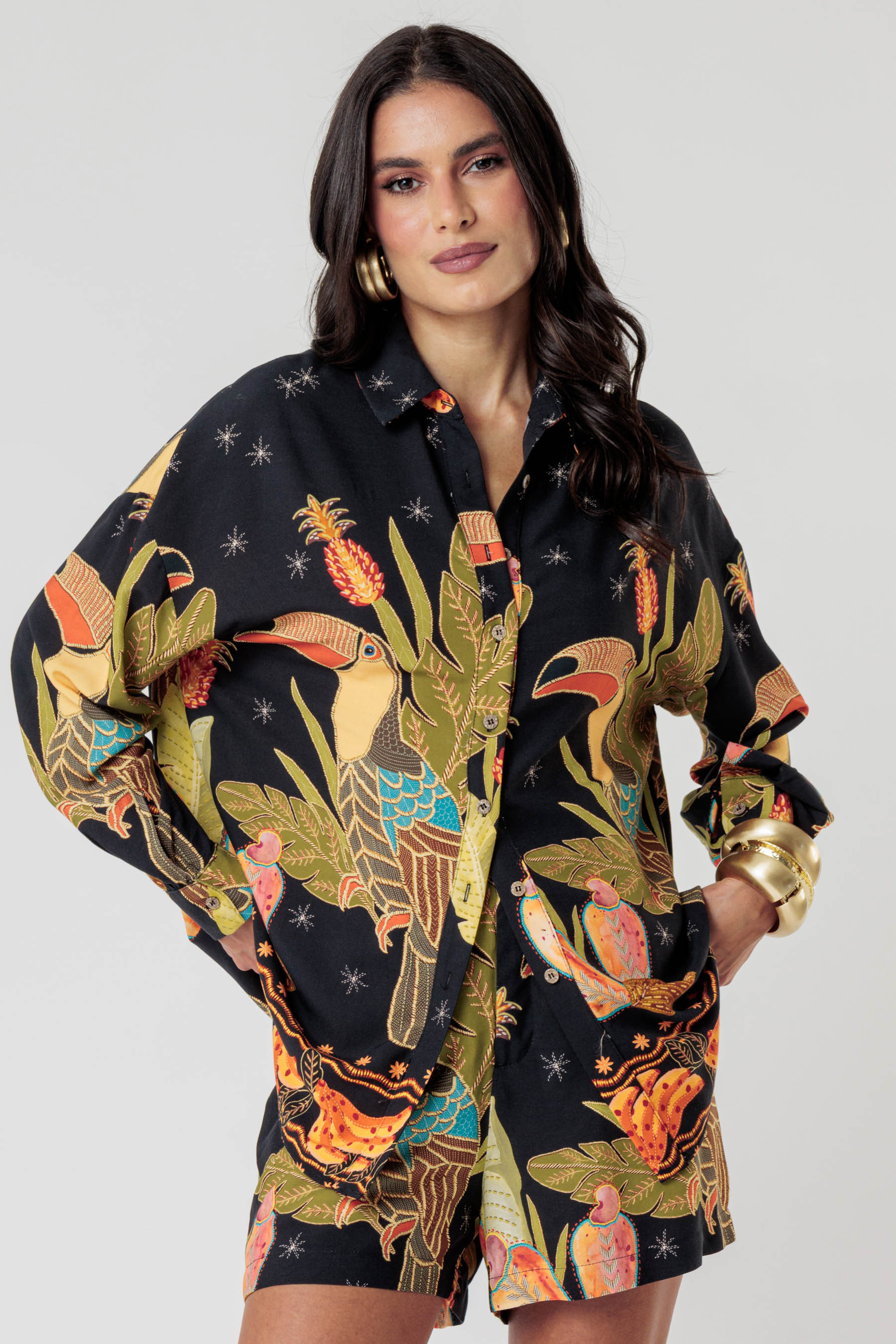 Camisa Raquel Estampada