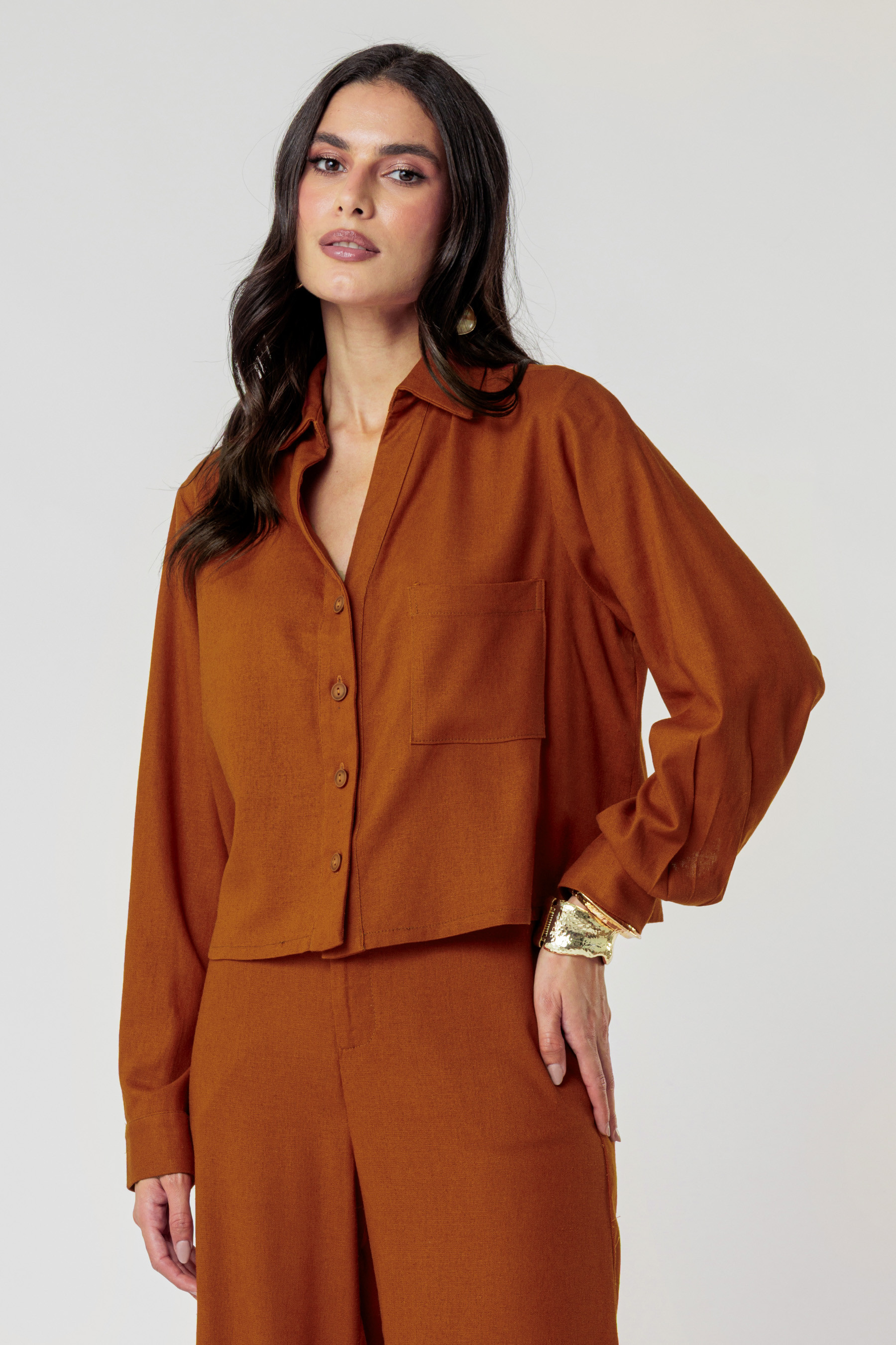 Camisa Hellen Terra