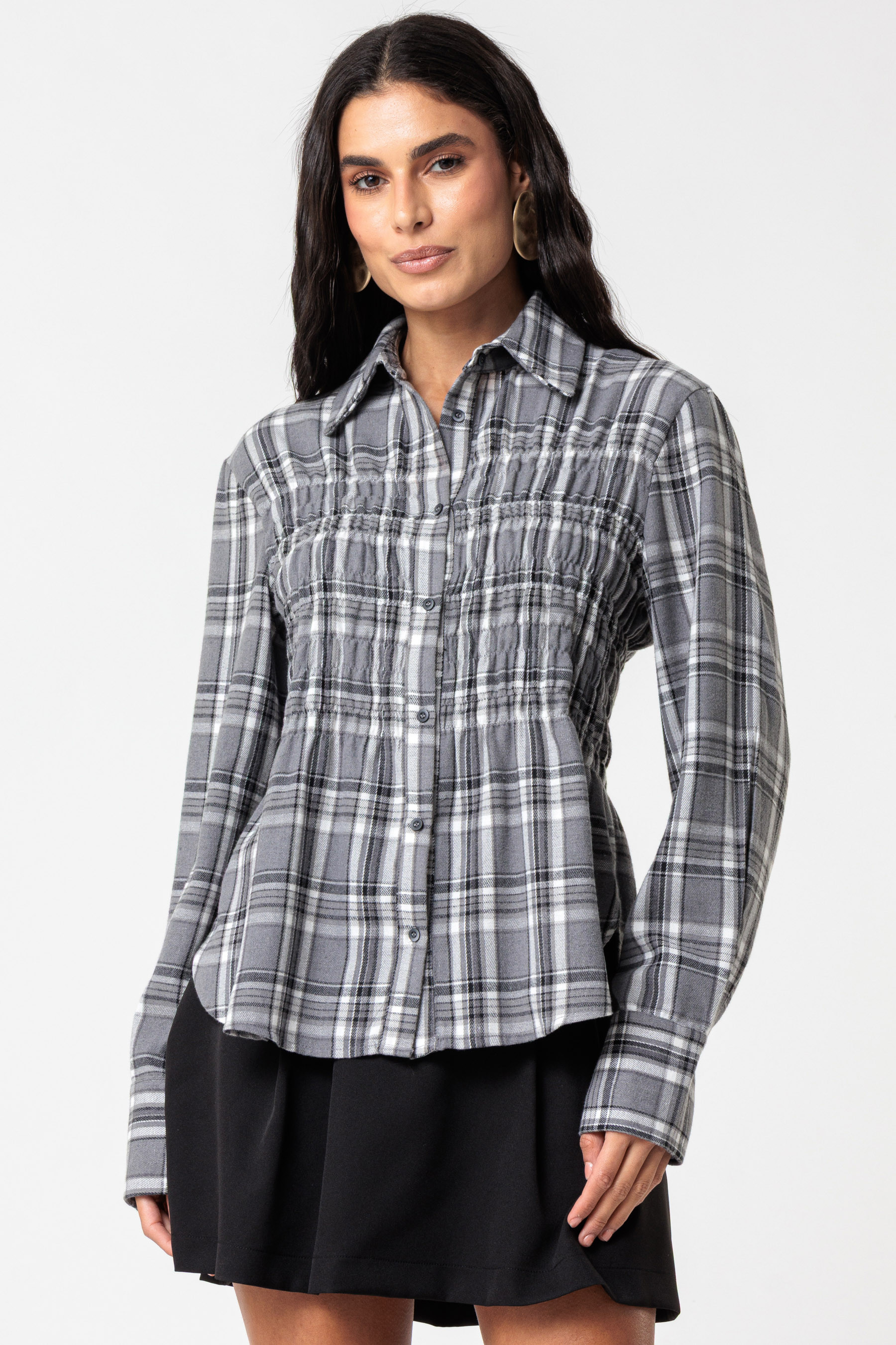 Camisa Hanna Cinza