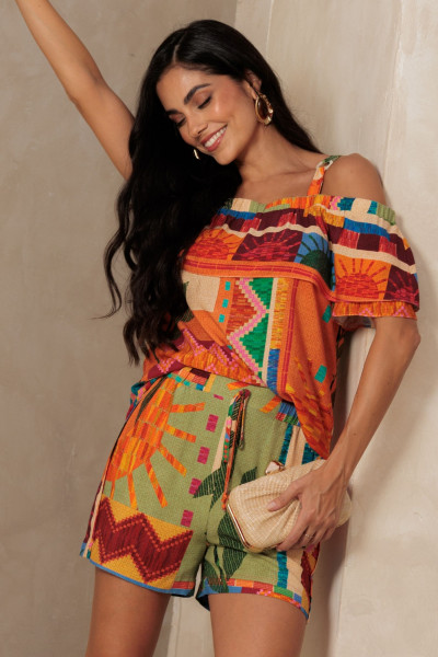 Blusa Tania Estampado