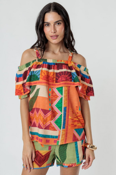Blusa Tania Estampado