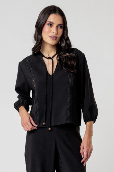 Camisa Alice Preto