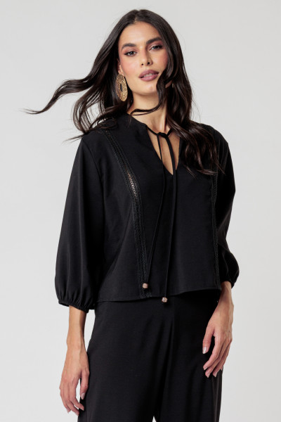 Camisa Alice Preto