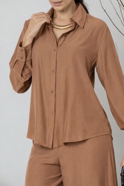 Camisa Laisa Marrom