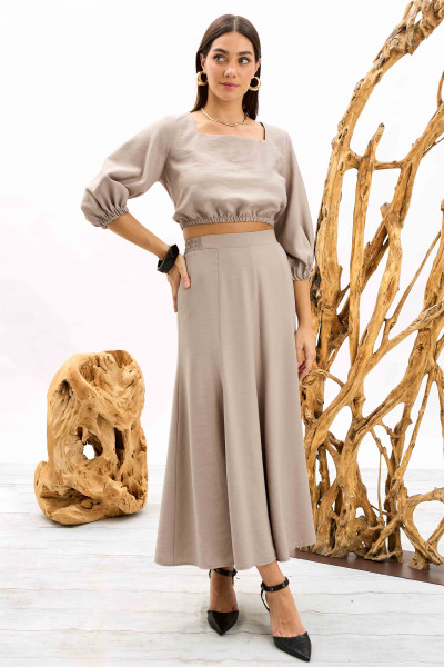 Blusa Lulli Caqui