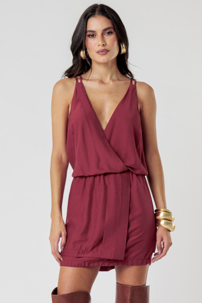Vestido Laisa Cereja