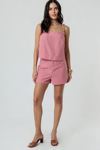 Shorts Liso Aline Goiaba