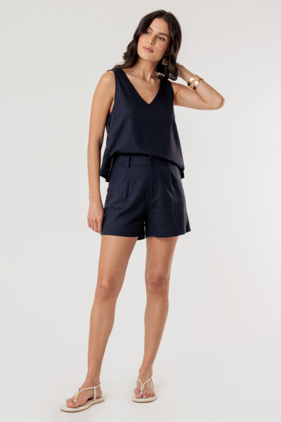 Shorts Catarina Azul Marinho