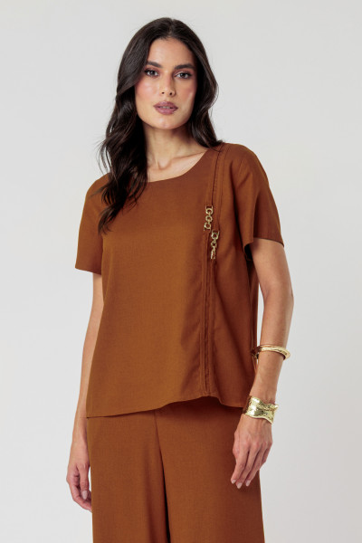 Blusa Eleonora Terra