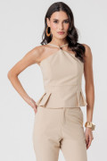 Blusa Melissa Bege