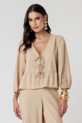 Blusa Aline Bege