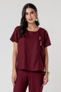 Blusa Eleonora Vinho