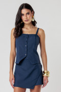 Blusa Sara Azul Marinho