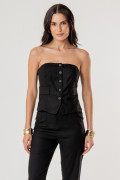 Blusa Top Annie Preto
