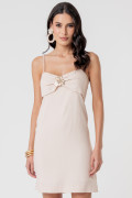 Vestido Karen Bege