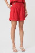 Shorts Virginia Vermelho