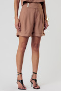 Shorts Kiki Caramelo