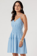 Vestido Maria Clara Azul
