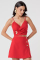 Blusa Cropped Weruska Vermelho