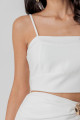 Blusa Cropped Vanessa Branco