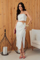 Blusa Cropped Vanessa Branco