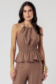 Blusa Laisa Marrom