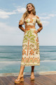 Blusa Cropped Juliana Estampado 