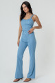 Blusa Cropped Gabi Azul