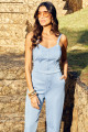 Blusa Cropped Gabi Azul