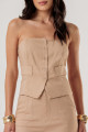 Blusa Top Annie Bege