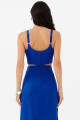 Blusa Cropped Debora Azul