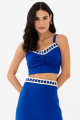 Blusa Cropped Debora Azul