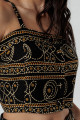 Blusa Cropped Gisele Preto