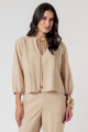 Camisa Alice Bege