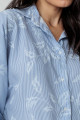 Camisa Celina Folhas Estampado