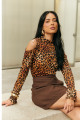 Blusa Mercedes Caramelo