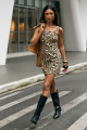 Vestido Viki Caramelo