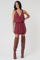 Vestido Laisa Cereja