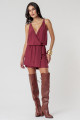 Vestido Laisa Cereja