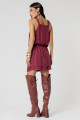 Vestido Laisa Cereja