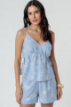Regata Celina Folhas Estampado