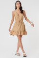 Vestido Lucia Bege