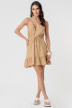 Vestido Lucia Bege