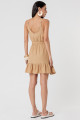 Vestido Lucia Bege