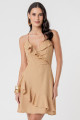 Vestido Ludy Bege
