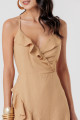 Vestido Ludy Bege