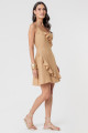 Vestido Ludy Bege