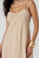 Vestido Alice Bege