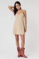 Vestido Alice Bege